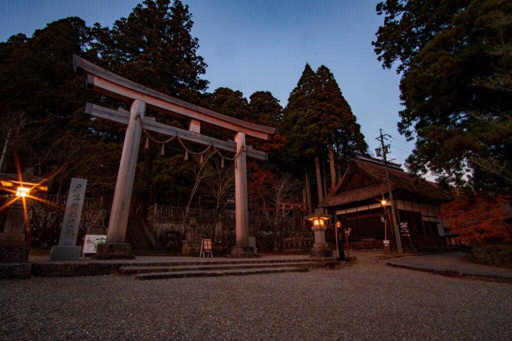 On my solo trip, I visited a shrine in Togakushi and felt at peace. 