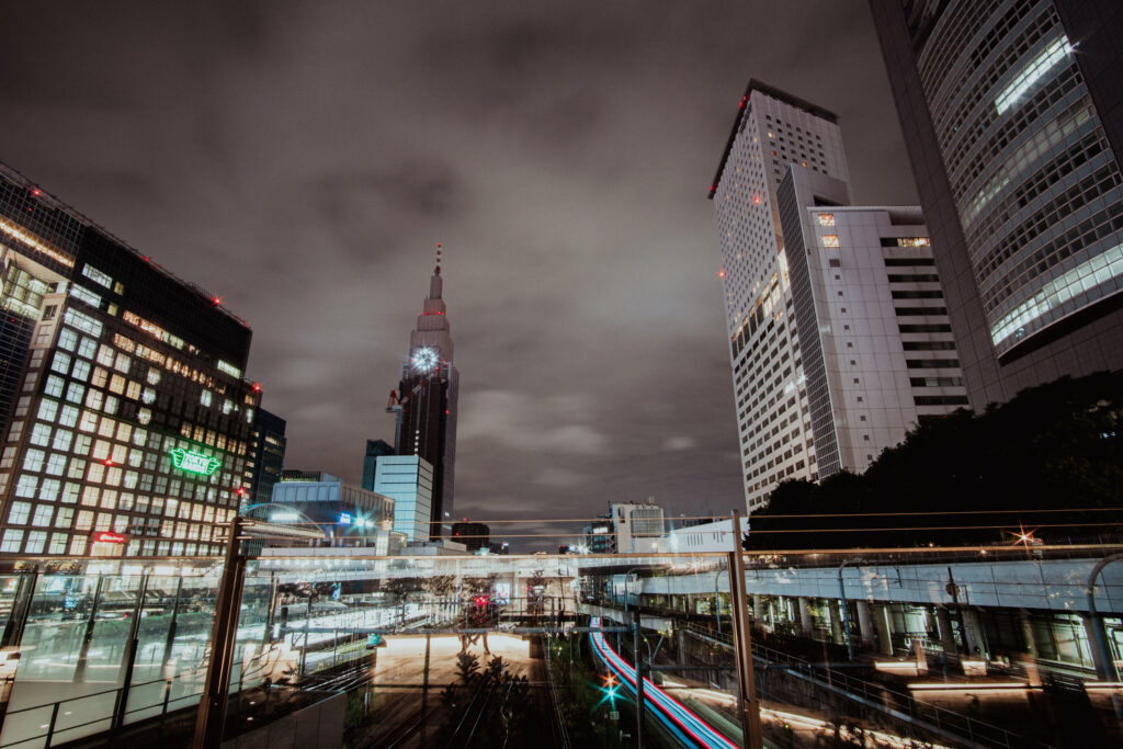The nightview from Shinjuku Southern Terrace. 