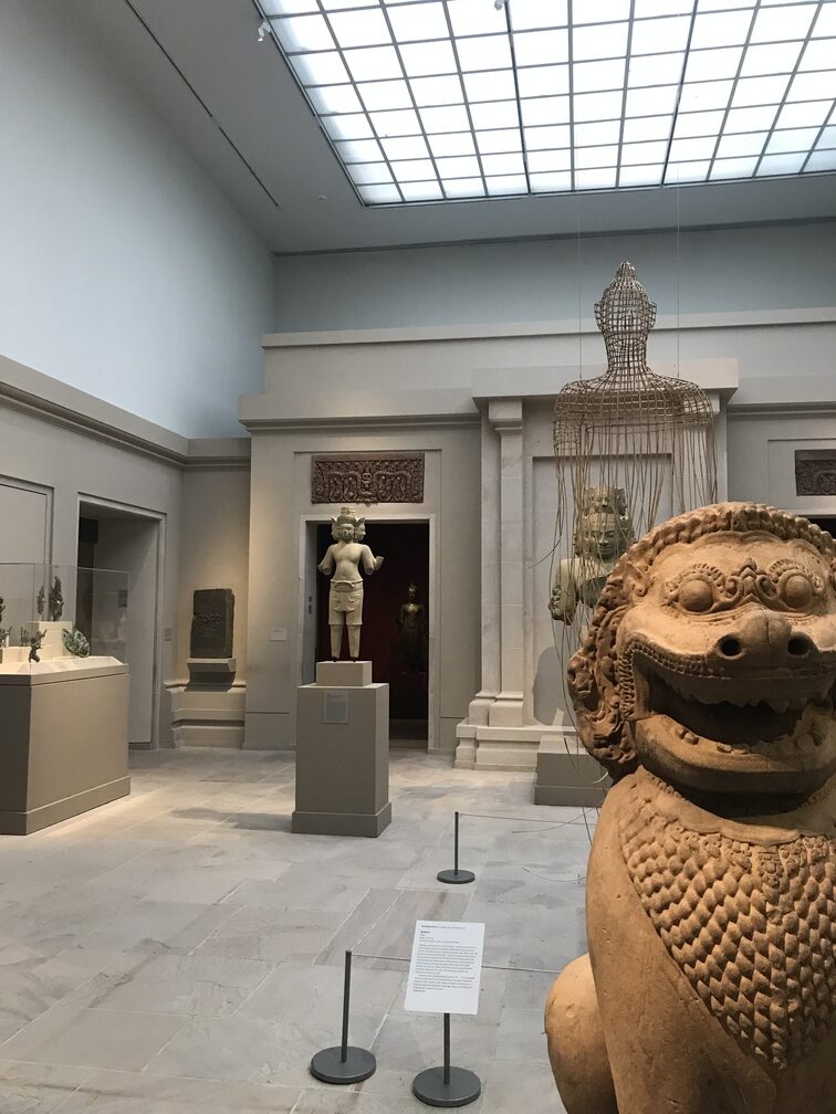 Sculptures in the Met. 