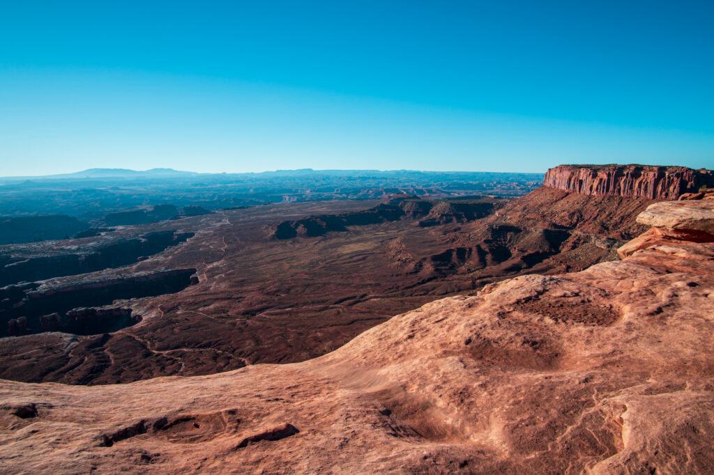 Grand view trail at Canyonlands National Park is a perfect canyonland solo hike