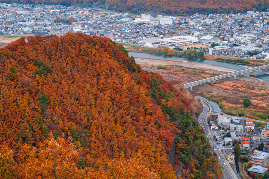 View of Togura Japan in fall