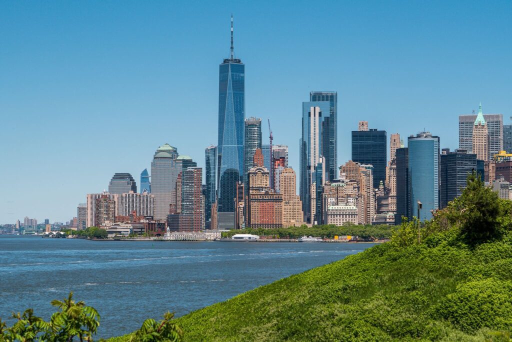 From Governor's Island, you can see a great view of Lower Manhattan. You should visit Governor's Island during a solo trip to NYC