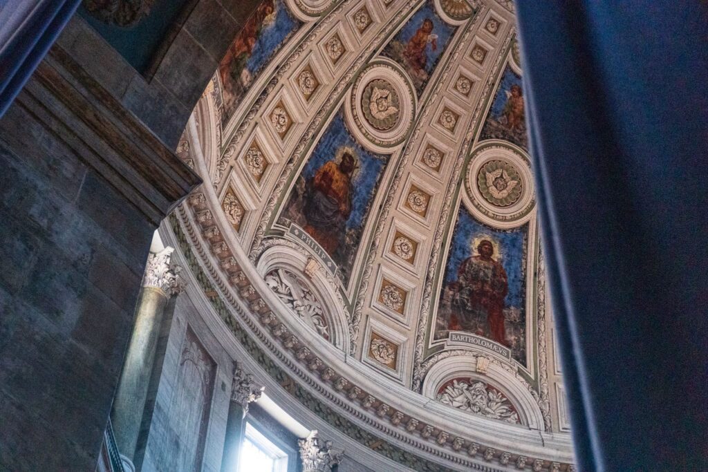 Visiting the dome of the Frederik's Church is a great thing to do alone in Copenhagen.